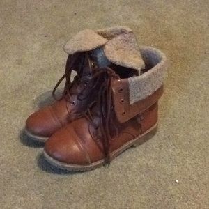 Brown Leather Boots